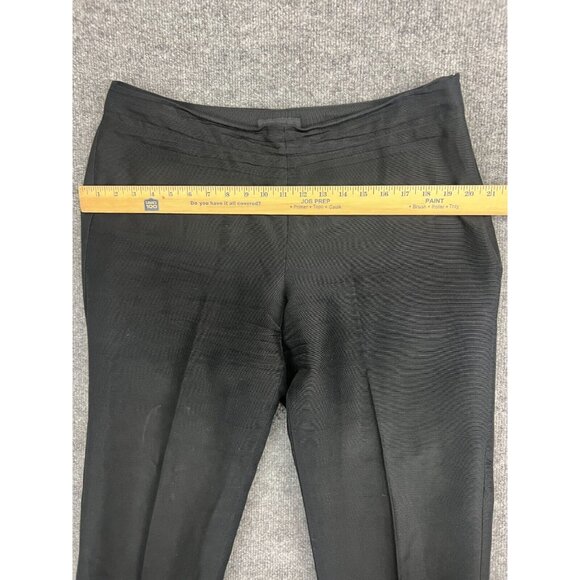 Talbots Silk Blend Dress Pants Women's 12 Curvy Pull On Cropped High Rise - Picture 5 of 11